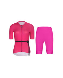 RIVANELLE Cycling short sleeve jersey and shorts - LOVELY - cyclamen/pink